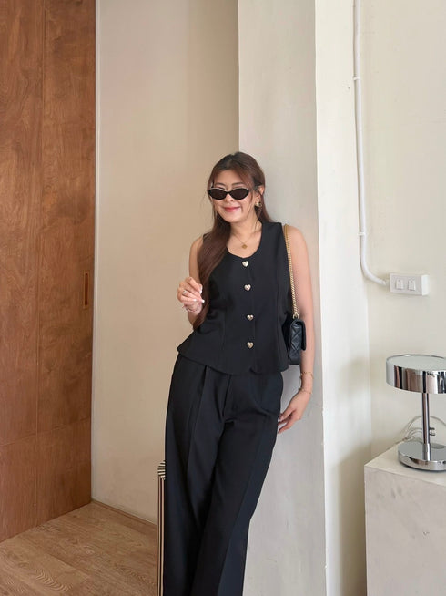 Two Piece Waistcoat Style With Trouser